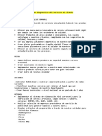 Informe Diagnostico Del Servicio Al Cliente