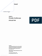 Tektronix 2247a PDF
