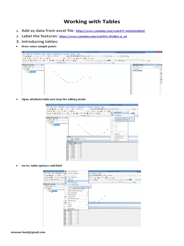 Working with Tables in GIS Analysis | PDF | Teaching Methods & Materials