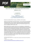 Mercatus Testimony 2-10-11