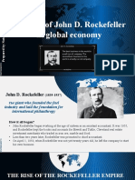 The Role of John Rockefeller in Global Economy - Denysiuk N