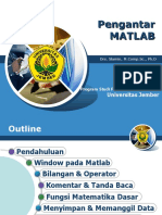 Pengantar Matlab