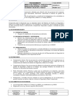 Procedimiento de Consulta, Participación, Comunicaciones