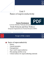 Unit 3 Basics of Superconductivity: Soren Prestemon Paolo Ferracin and Ezio Todesco