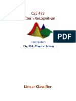 CSE 473 Pattern Recognition: Instructor: Dr. Md. Monirul Islam