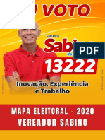 MAPA ELEITORAL 2020 - VEREADOR SABINO 13222