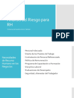 Análisis Del Riesgo para RH