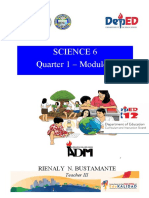 Science 6 Quarter 1 - Module 1: Rienaly N. Bustamante