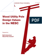Wood Utility Pole Design Values in The: Technical Bulletin