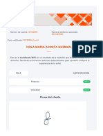 Hola Maria Acosta Guzman,: Certificado Wifi