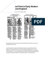 Literacy Rates Print Early Modern Germany England