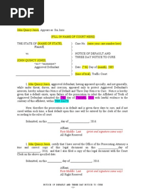 Notice of Default.doc