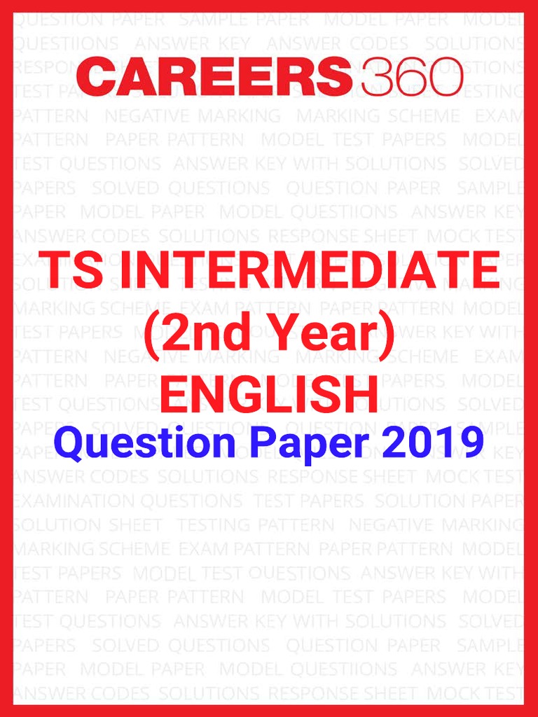 2019 TSI 2nd Year English Exam | PDF
