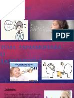 Espasmofemia o Tatamudez