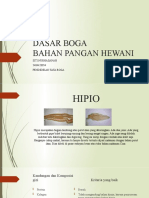 BAHAN PANGAN HEWANI: HIPIO DAN HISIT