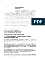 Reglamento para El Pago de Dividendos Definitivo PDF