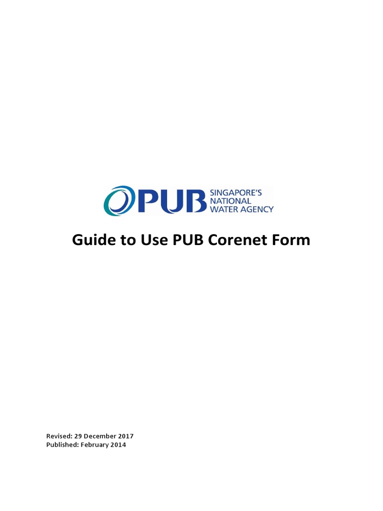 Guide To Use PUB Form Revised 29 December 2017 Published