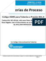 Código Asme B31.3, Capitulo VI, - 2018, en Español
