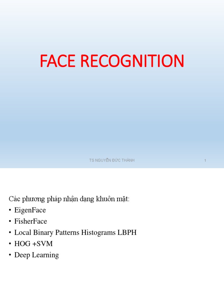 C9d Face Recognition PDF