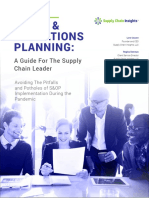 Sales & Operations Planning:: A Guide For The Supply Chain Leader