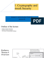 ECS401: Cryptography and Network Security: Module 5: Authentication Protocols