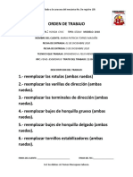 Orden de Trabajo