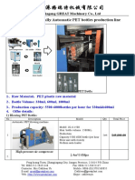 6cavity Automatic PET Blow Molding Machine Offer Line PDF