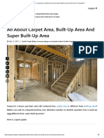 What is Carpet Area, Built-Up Area And Super Built-Up Area And How To Calculate IT