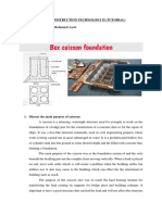 BSR 602: Construction Technology Ii (Tutorial) Name: Nur Atiqah Binti Mohamed Aseri Matric No: 2018222382 Group: AP229D5A