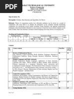 Gujarat Technological University: Theory of Computation 6 Semester