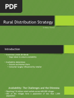 Rural Distribution Strategy