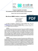 A019 (González) Micrófonos MEMS Análisis y Caracterización Acústica PDF