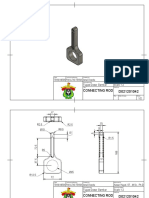 Connecting Rod D021201 042: Teknik Mesin Fakultas Teknik Ismail Chandra Azwar Hayat, ST., M.SC., PH.D