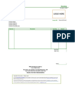 Simple Purchase Invoice Excel