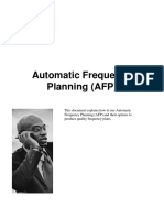 Automatic Frequency Planning (AFP) : Technical Note