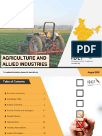 Agriculture and Allied Industries August 2020