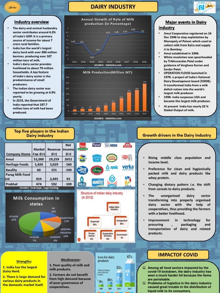 Dairy Industry Analysis PDF Dairy Milk