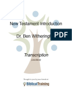 New Testament Introduction-Witherington