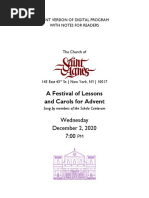 Lessons and Carols Program (For Readers)