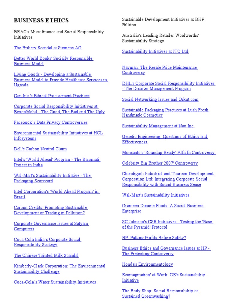 Nike values and ethics picture