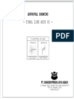 Final Line Assy #1 - : Approval Drawing