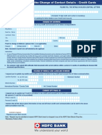 Form - Change of Address, Mobile Number - Email IDs PDF