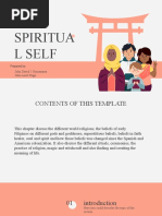 THE Spiritua L Self: Prepared By: John David I. Romasanta John Aerol Rago