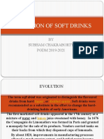 Evolution of Soft Drinks: BY Subham Chakraborty PGDM 2019-2021