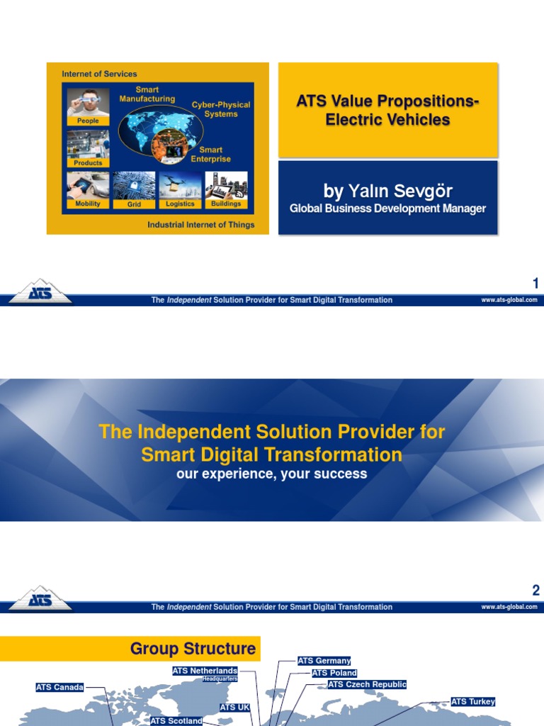 ATS Value Propositions Electric Vehicles Smart Digital Transformation Electric Vehicles PDF
