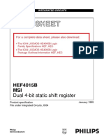 Data Sheet: HEF4015B MSI