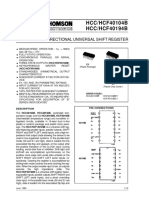 HCC/HCF40104B HCC/HCF40194B: 4-Bit Bidirectional Universal Shift Register