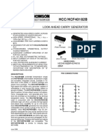 HCC/HCF40182B: Look-Ahead Carry Generator