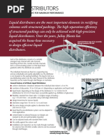 Sulzer Column Internals Overview | PDF | Distributor | Liquids