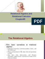 Relational Algebra and Relational Calculus Chapter#5